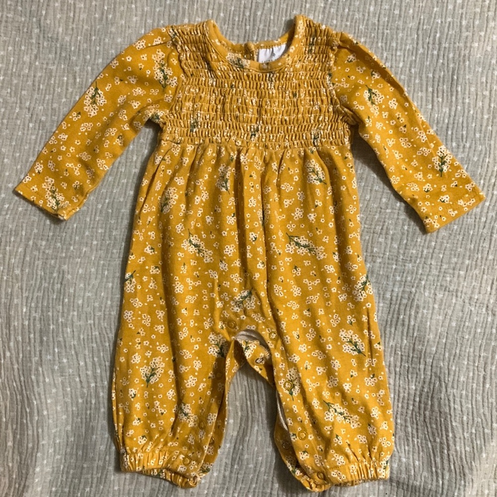 Laura Ashley baby girl romper outfit